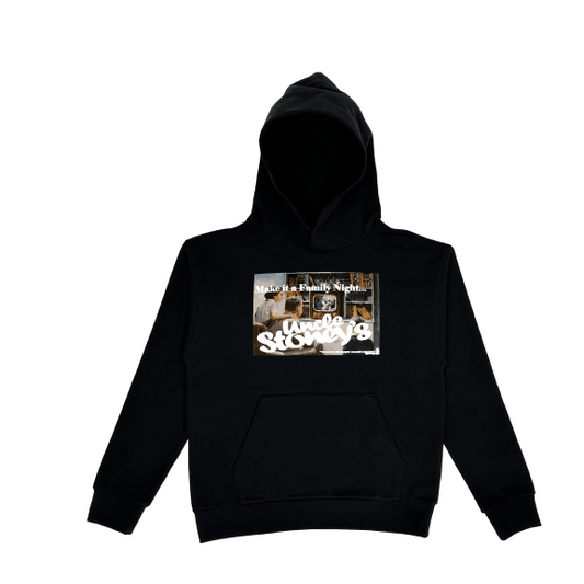 FAMILY NIGHT HOODED SWEATSHIRT